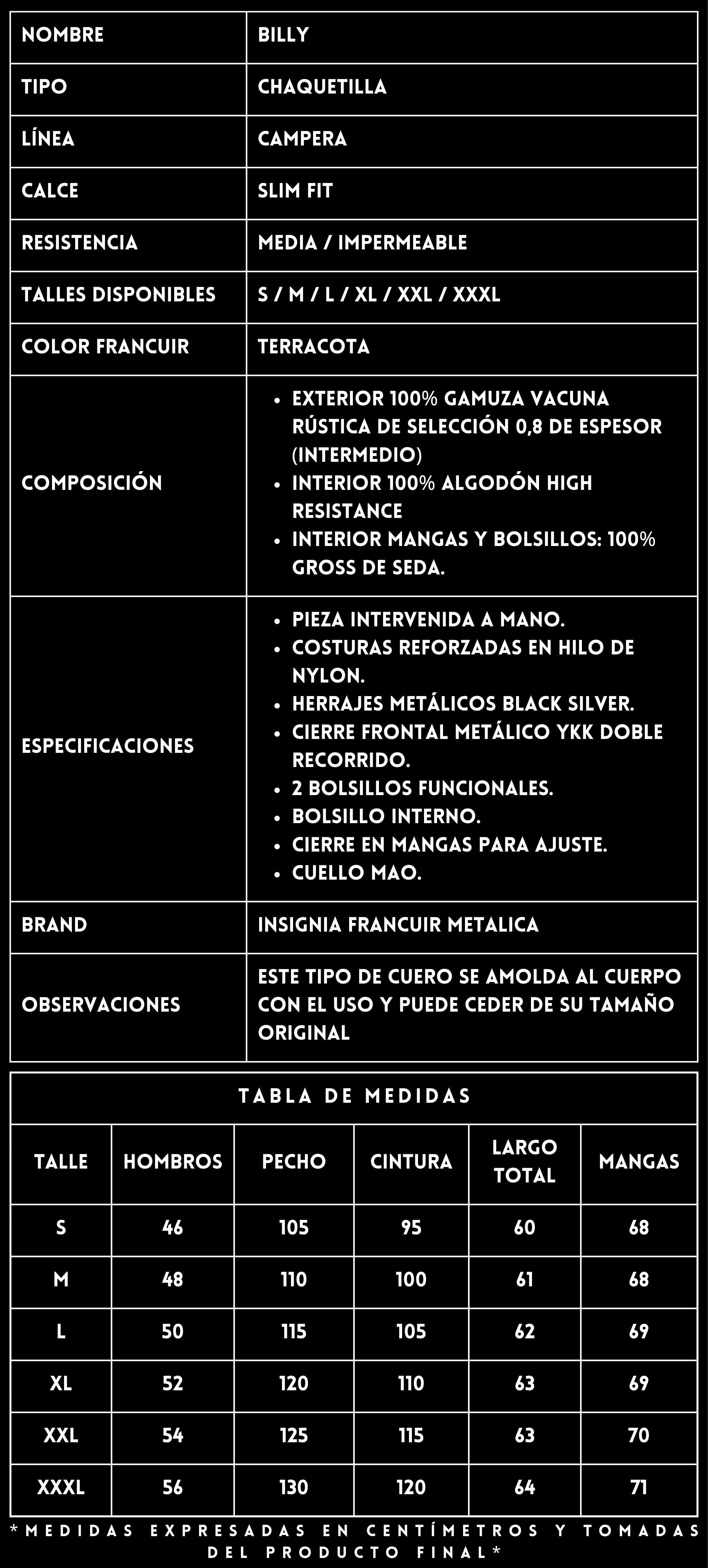 FICHA TÉCNICA_CHAQUETA DE GAMUZA_BILLY_FRANCUIR